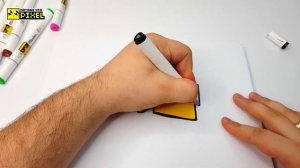 ГРАФФИТИ - PIXEL !!! КАК НАРИСОВАТЬ ? !!! урок граффити graffiti logo