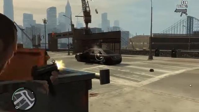 Перестрелка с дрифтом в GTA 4 смотреть онлайн