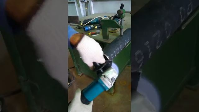 beveling of pipe using angle grinder