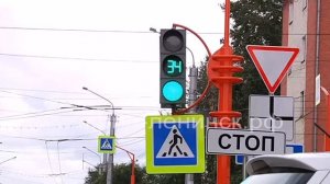 На перекрёстке изменен режим работы светофора