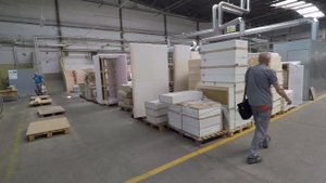 Работа на мебельной фабрике. Первая часть (Общая информация о заводе. Цех оклейки поролоном)