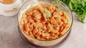 Торт из печенья Рыбки со сгущенкой