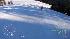 Архыз. Северный склон. Утренний вельвет.  04.01.2020