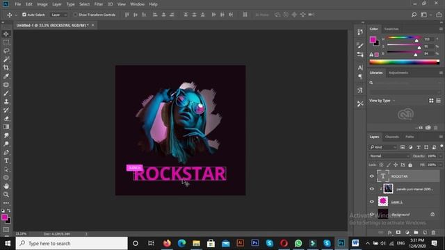Fit image to shape in Photoshop | Clipping mask tutorial смотреть онлайн