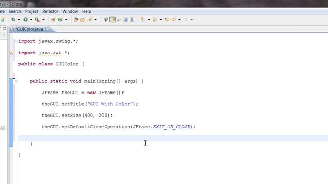 5TH Java Tutorial- Making a GUI With Color смотреть онлайн