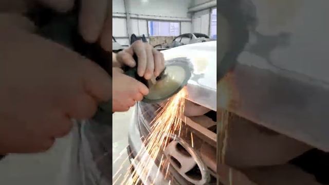 Кузовной ремонт, рихтовка капота после "Недомастера" смотреть онлайн