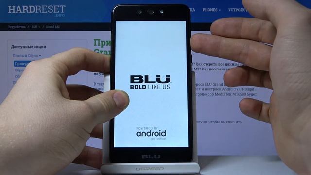 BLU Grand M2 - Как обойти блокировку и удалить пароль смотреть онлайн