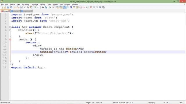ReactJS - Events
