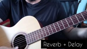 Transacoustic Guitar Doff 021 Conversion Electro-Acoustic Review Demo - HQ Sound in Studio AKG P120