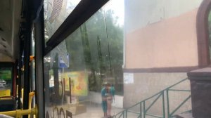 Поездка на троллейбусе ВМЗ-5298.01 до Мефодиевки по 14 маршруту. Новороссийск.