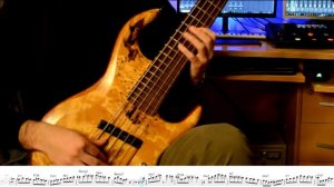 Tenor Conclave - Hank Mobley Solo Transcription on Bass ( by Vabass) with sheet music
