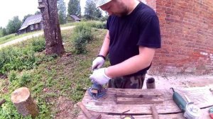 Изготовление желонки с шаровым клапаном из обрезков трубы.