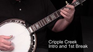 Cripple Creek from Foggy Mountain Banjo - Tom Adams banjo lesson