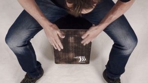Cajon Urban OS Grunge Black Schlagwerk CP5230 Marcel van Cleef