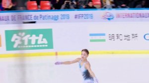 4k Fancam Alena Kostornaia Алена Косторная SP Internationaux de France 2019