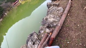 Рыбалка в Крыму Озеро Ай Василь Ялта 2022 Платный пруд .Ловля карася