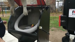 Пескоструйная камера в стандартной комплектации КСО-110-Н-ФВР-М