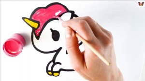 Как нарисовать ЕДИНОРОГА / мультик раскраска ЕДИНОРОГ  для детей / Раскраски малышам