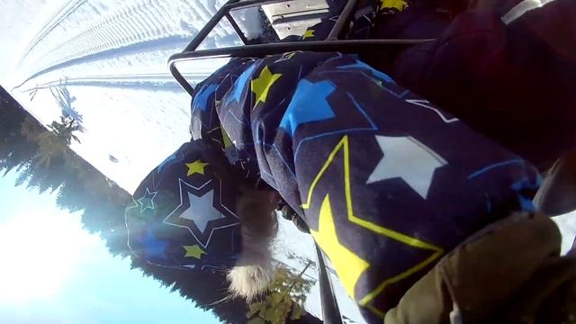 С детьми на снегоходе смотреть онлайн