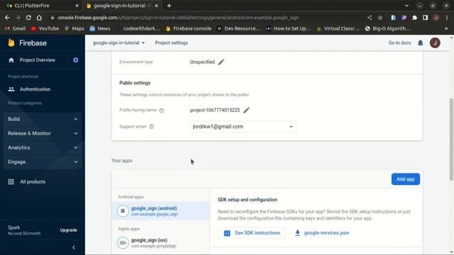How To Implement Google Sign-In Functionality In Flutter With Firebase and FlutterfireCLI
