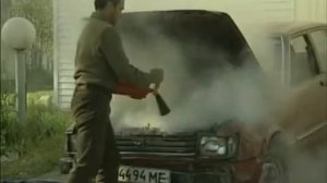 Пожар а автомобиле