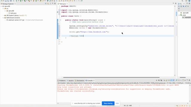 How to Take new tabs & windows by using java with selenium смотреть онлайн