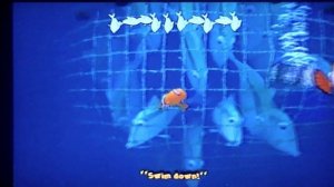 Finding Nemo Walkthrough Part 18 Fishing Net Rescue (PS2)