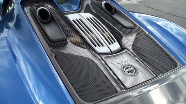 2015 Porsche 918 Spyder Weissach Package in Sapphire Blue & Start Up My Car Story with Lou Costabil смотреть онлайн