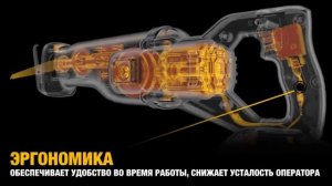 Пила сабельная аккумуляторная DEWALT FLEXVOLT DCS388N