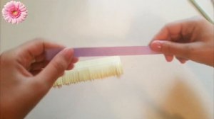 Как сделать аппликацию из цветной бумаги  #DIYpapercraft