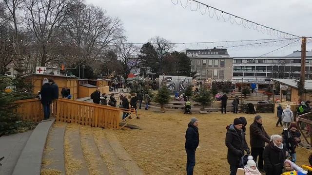 Площадь перед собором Карлскирхе в Вене смотреть онлайн