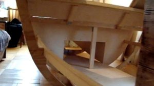 Постройка яхты, швертбота в комнатных условиях.