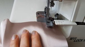РОЛЕВЫЙ ШОВ НА ОВЕРЛОКЕ ,Как настроить ролевый шов, Family 645,Janome 644 (714), Шить легко и прост