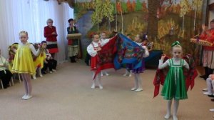 Осенний утренник Танец с платками Детский сад №92 город Севастополь