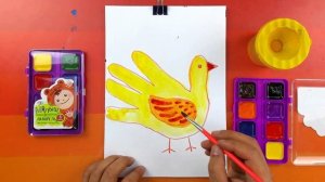 Жар Птица из ручки рисуем просто с РыбаКит