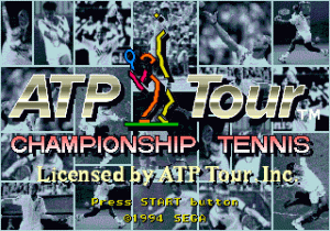 ATP Tour Championship Tennis | intro sega mega drive (genesis).