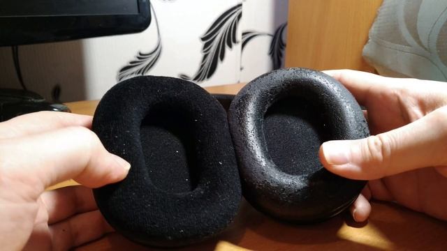 Велюровые амбушюры с алиэкспресса для наушников AudioTechnica ATH-M40x смотреть онлайн