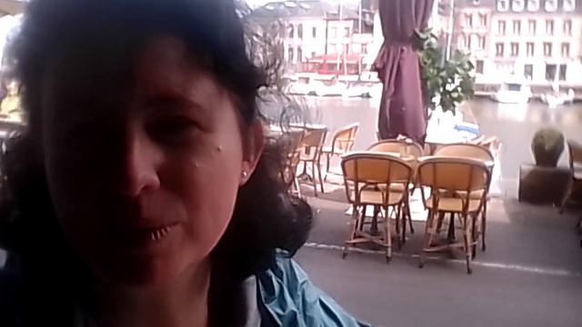 Десерт на набережной ? отдых в гавани Онфлёра ??. Французский Яблочный ? пирог/Honfleur, Normandie.