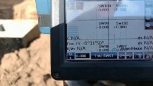 Разбивка точек в приложении Magnet Field на тахеометре Sokkia FX105