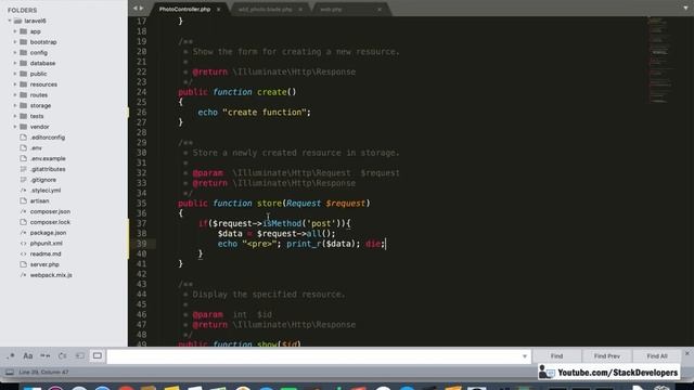 #11 Laravel 6 Basics | Controllers (II) | Resource Controllers (I) | GET|POST|PUT|PATCH|DELETE