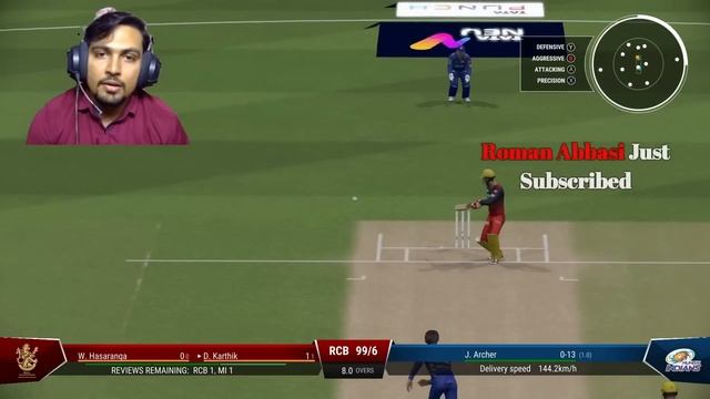 RCB vs MI IPL 2023 New Teams T10 Match In Cricket 22 - RtxVivek