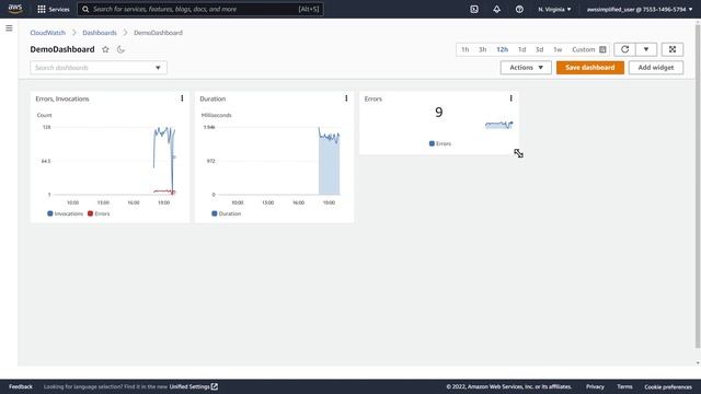 How To Create a CloudWatch Dashboard | Step by Step Walkthrough смотреть онлайн