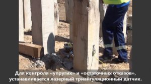 Проведение контрольных испытаний свай