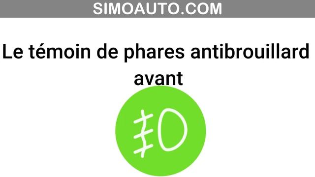 La signification des voyants de tableau de bord des voiture смотреть онлайн