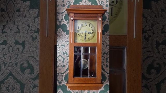 Настенные часы с четвертным боем. Юнганс. смотреть онлайн