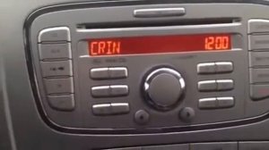 Код магнитолы 6000 cd  Ford