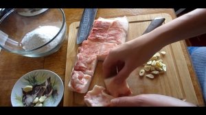 Сало (сухая засолка)