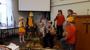 Выступление воскресной школы на праздник жатвы, сценка, 06.10.2019