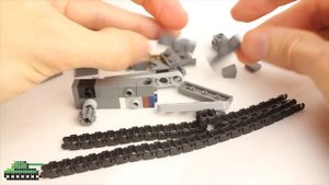 lego micro  tank Renault Char B1 инструкция