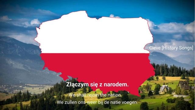 Polish national anthem - "Mazurek Dąbrowskiego" смотреть онлайн